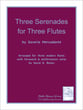 Three Serenades for Three Flutes Flute Trio cover